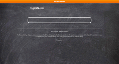 Desktop Screenshot of fagersta.com